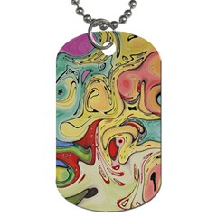 Abstract Art Dog Tag (one Side) by gasi