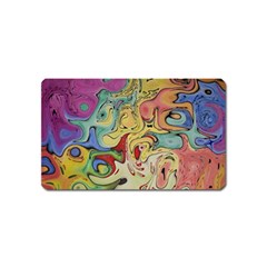 Abstract Art Magnet (name Card) by gasi