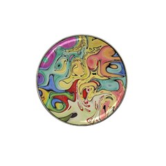 Abstract Art Hat Clip Ball Marker (4 Pack) by gasi