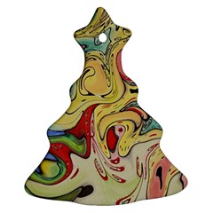 Abstract Art Christmas Tree Ornament (two Sides)