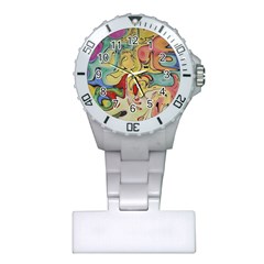 Abstract Art Plastic Nurses Watch