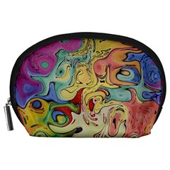 Abstract Art Accessory Pouch (large)