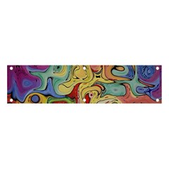 Abstract Art Banner And Sign 4  X 1  by gasi