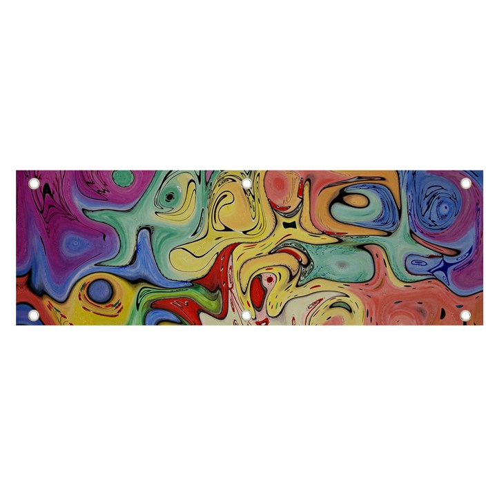 Abstract art Banner and Sign 6  x 2 