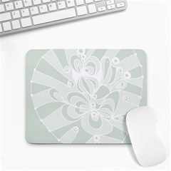 Blue Zendoodle Small Mousepad by Mazipoodles