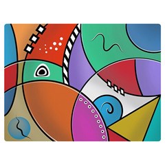 Modern Art Double Sided Flano Blanket (extra Small) by gasi