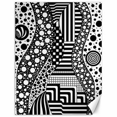 Black And White Canvas 12  X 16  by gasi