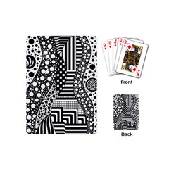 Black And White Playing Cards Single Design (mini)