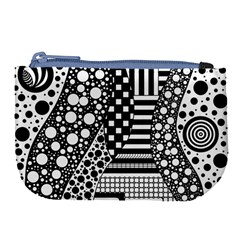 Black And White Large Coin Purse by gasi