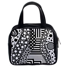 Black And White Classic Handbag (two Sides) by gasi