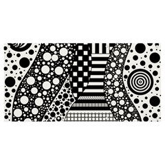 Black And White Banner And Sign 8  X 4  by gasi