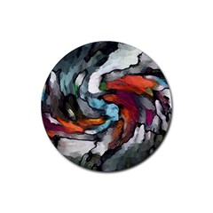 Abstract Art Rubber Coaster (round) by gasi