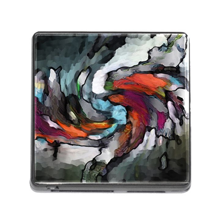 Abstract art Memory Card Reader (Square 5 Slot)