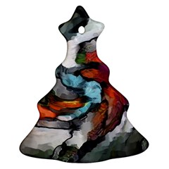 Abstract Art Ornament (christmas Tree) 