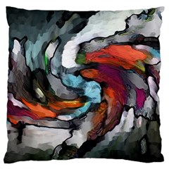 Abstract Art Large Cushion Case (one Side) by gasi