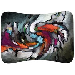 Abstract Art Velour Seat Head Rest Cushion by gasi