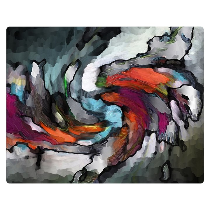 Abstract art Flano Blanket (Medium)