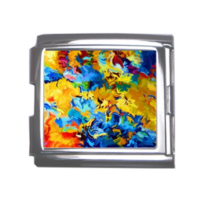 Abstract art Mega Link Italian Charm (18mm)