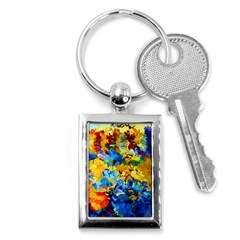 Abstract Art Key Chain (rectangle) by gasi