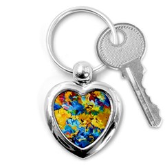 Abstract Art Key Chain (heart) by gasi