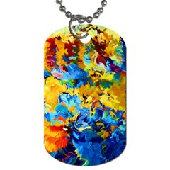 Abstract Art Dog Tag (one Side) by gasi