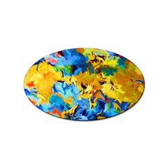 Abstract Art Sticker Oval (10 Pack) by gasi