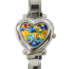 Abstract Art Heart Italian Charm Watch by gasi