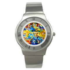 Abstract Art Stainless Steel Watch by gasi