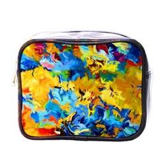 Abstract Art Mini Toiletries Bag (one Side) by gasi