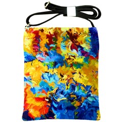 Abstract Art Shoulder Sling Bag by gasi