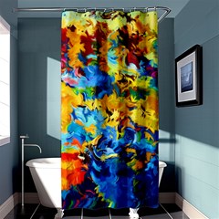 Abstract Art Shower Curtain 36  X 72  (stall)  by gasi