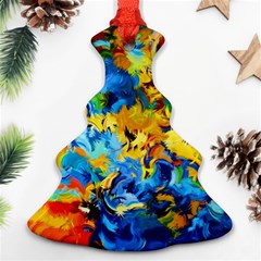 Abstract Art Ornament (christmas Tree) 