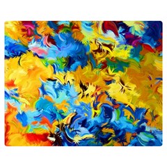 Abstract Art Double Sided Flano Blanket (medium) by gasi