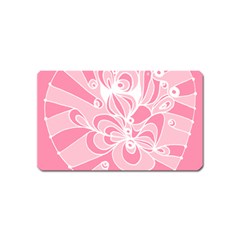 Pink Zendoodle Magnet (name Card) by Mazipoodles