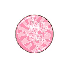 Pink Zendoodle Hat Clip Ball Marker (10 Pack) by Mazipoodles