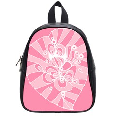 Pink Zendoodle School Bag (small) by Mazipoodles