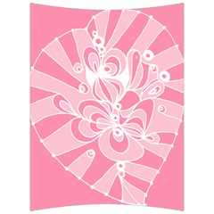 Pink Zendoodle Back Support Cushion by Mazipoodles