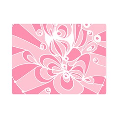 Pink Zendoodle Flano Blanket (mini) by Mazipoodles