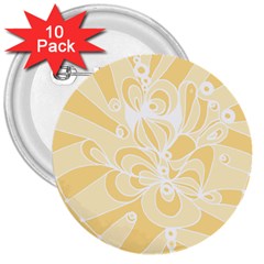 Amber Zendoodle 3  Buttons (10 Pack)  by Mazipoodles