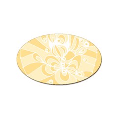 Amber Zendoodle Sticker Oval (100 Pack)