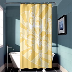 Amber Zendoodle Shower Curtain 36  X 72  (stall)  by Mazipoodles