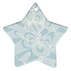 Blue 2 Zendoodle Ornament (star) by Mazipoodles