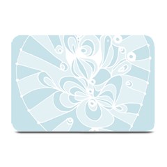 Blue 2 Zendoodle Plate Mats by Mazipoodles