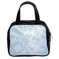 Blue 2 Zendoodle Classic Handbag (two Sides) by Mazipoodles