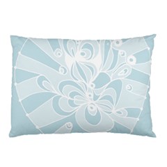 Blue 2 Zendoodle Pillow Case by Mazipoodles