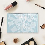 Blue 2 Zendoodle Cosmetic Bag (Medium) Front