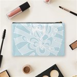 Blue 2 Zendoodle Cosmetic Bag (Medium) Back