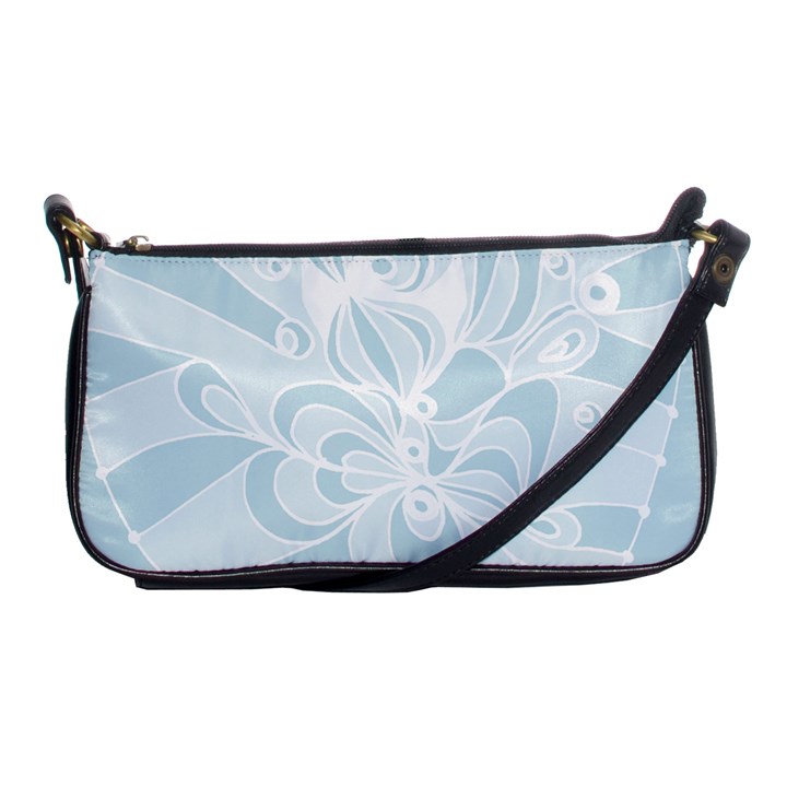 Blue 2 Zendoodle Shoulder Clutch Bag