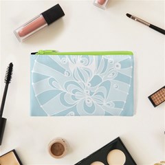 Blue 2 Zendoodle Cosmetic Bag (xs) by Mazipoodles