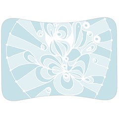 Blue 2 Zendoodle Velour Seat Head Rest Cushion by Mazipoodles